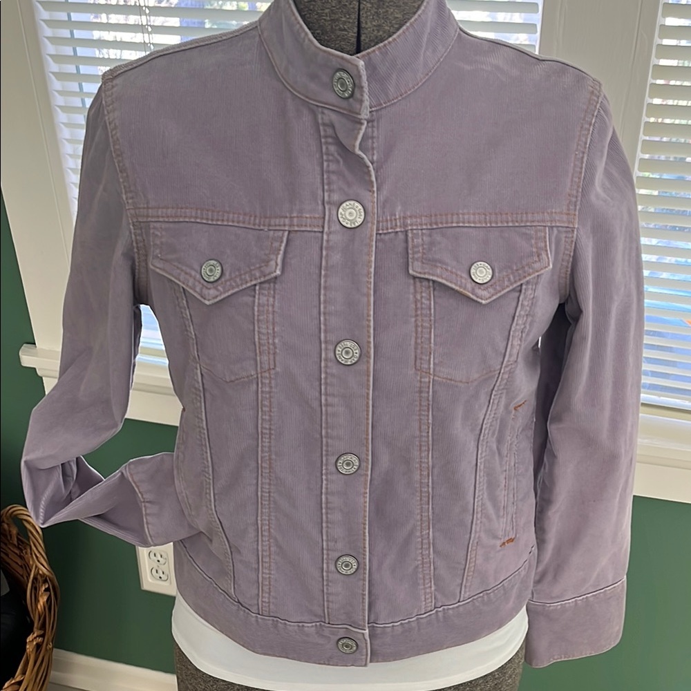 Lavender Corduroy Jacket